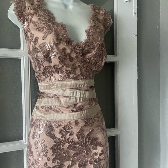 Tadashi‎ Shoji Sequin Midi Dress - Picture 8 of 14